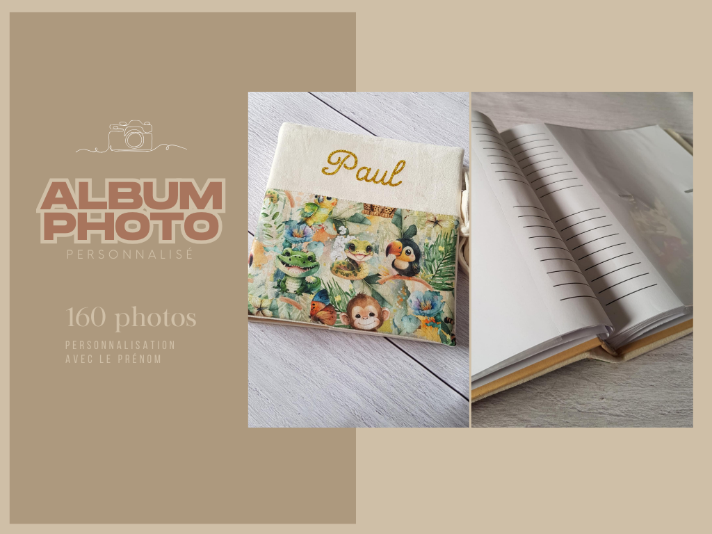 album photo en tissu